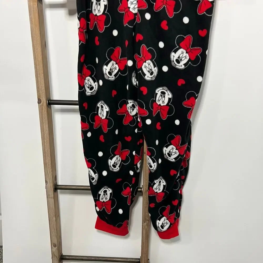 Disney Minnie Mouse Sleep Jumper Zip Up Size X Large - Picture 5 of 8